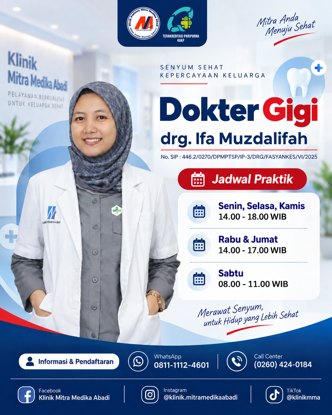 Jadwal drg. Ifa Muzdalifah