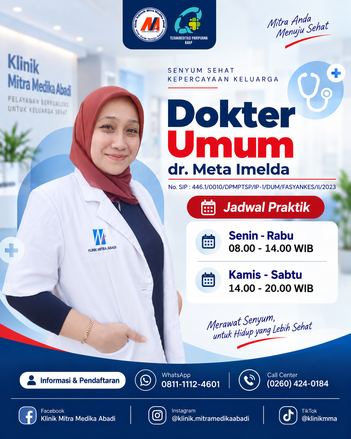 Jadwal dr. Meta Imelda
